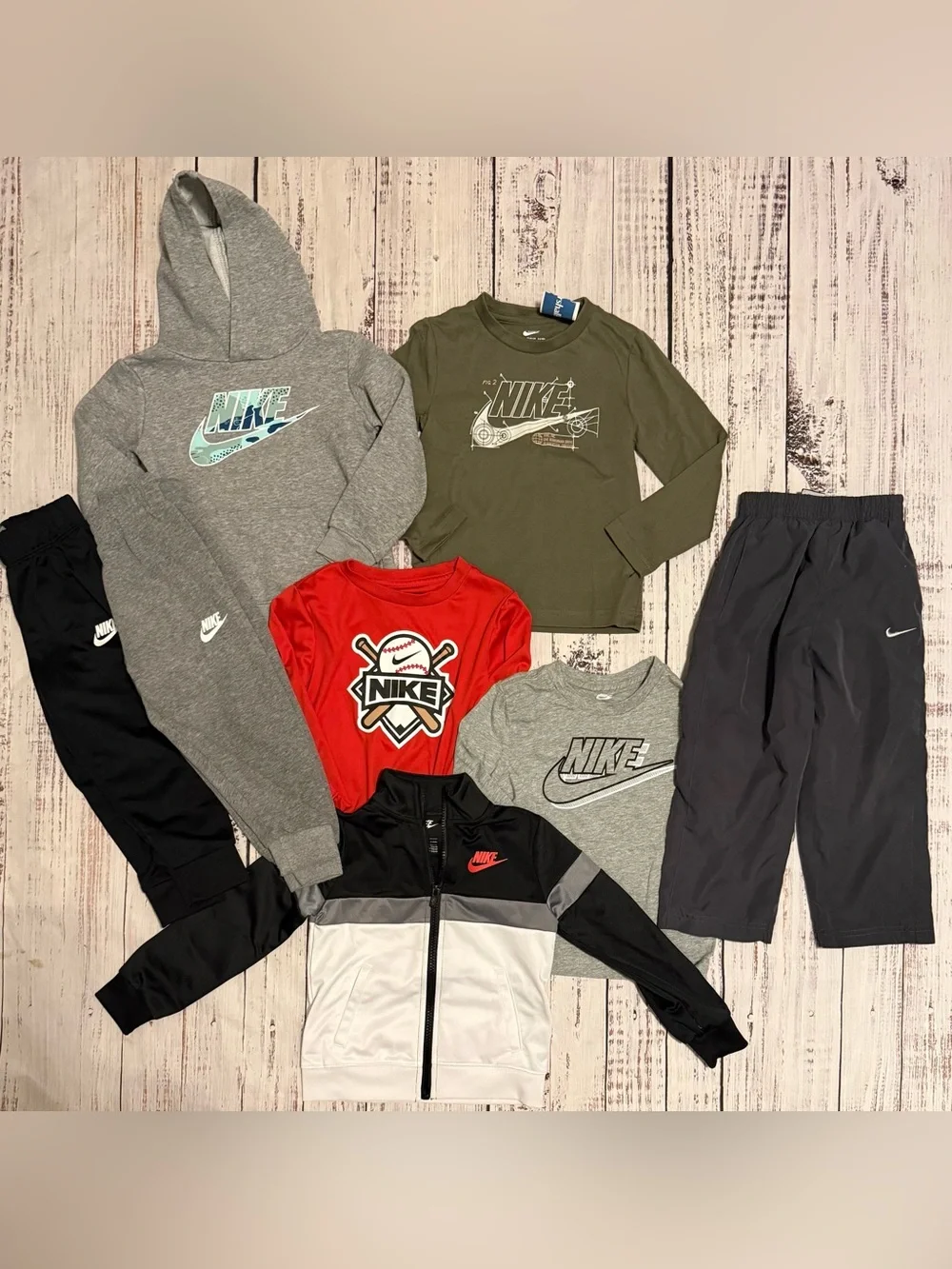 Nike 3T Boys Bundle Pants Long Sleeve Shirts